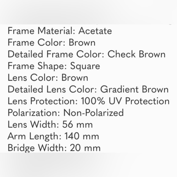 BURBERRY SQUARE CLASSIC ICONIC CHECK SUNGLASSES - Picture 6 of 16